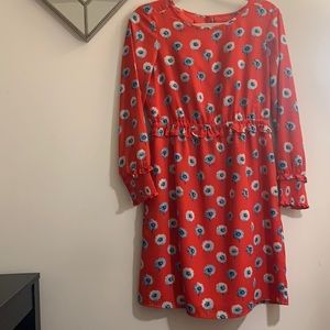 Red  JCrew dress